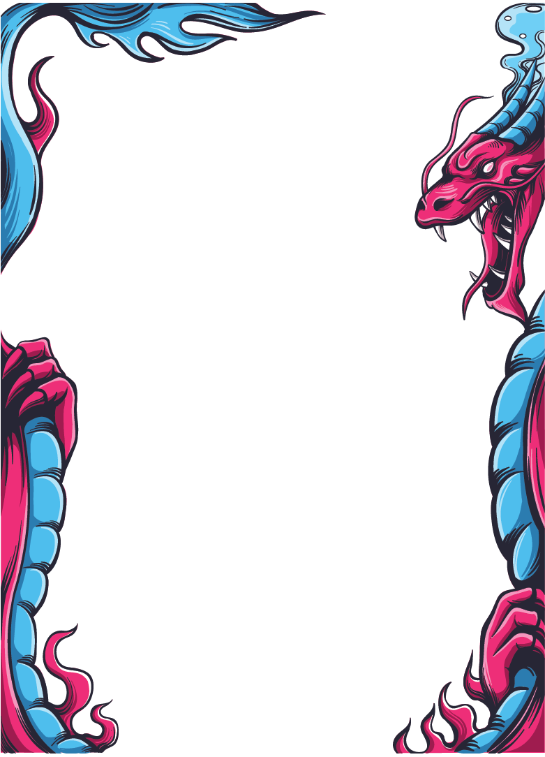 Bordersleeve "Dragón"